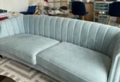 Indigo Sofa Blue Velvet X 2 pc 藍色絨面梳化 Size 225w x 95d x 76h cm