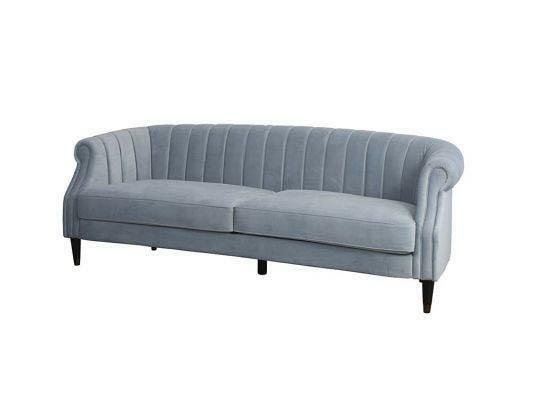Indigo Sofa Blue Velvet X 2 pc 藍色絨面梳化 Size 225w x 95d x 76h cm