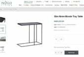 邊桌 Slim Notre Monde Tray Table 70CM L X 32CM W X 64CM H