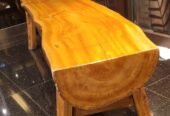 Live Edge Wooden Bench