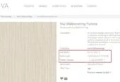 Non sticker Villanova Wall Covering 2 roll
