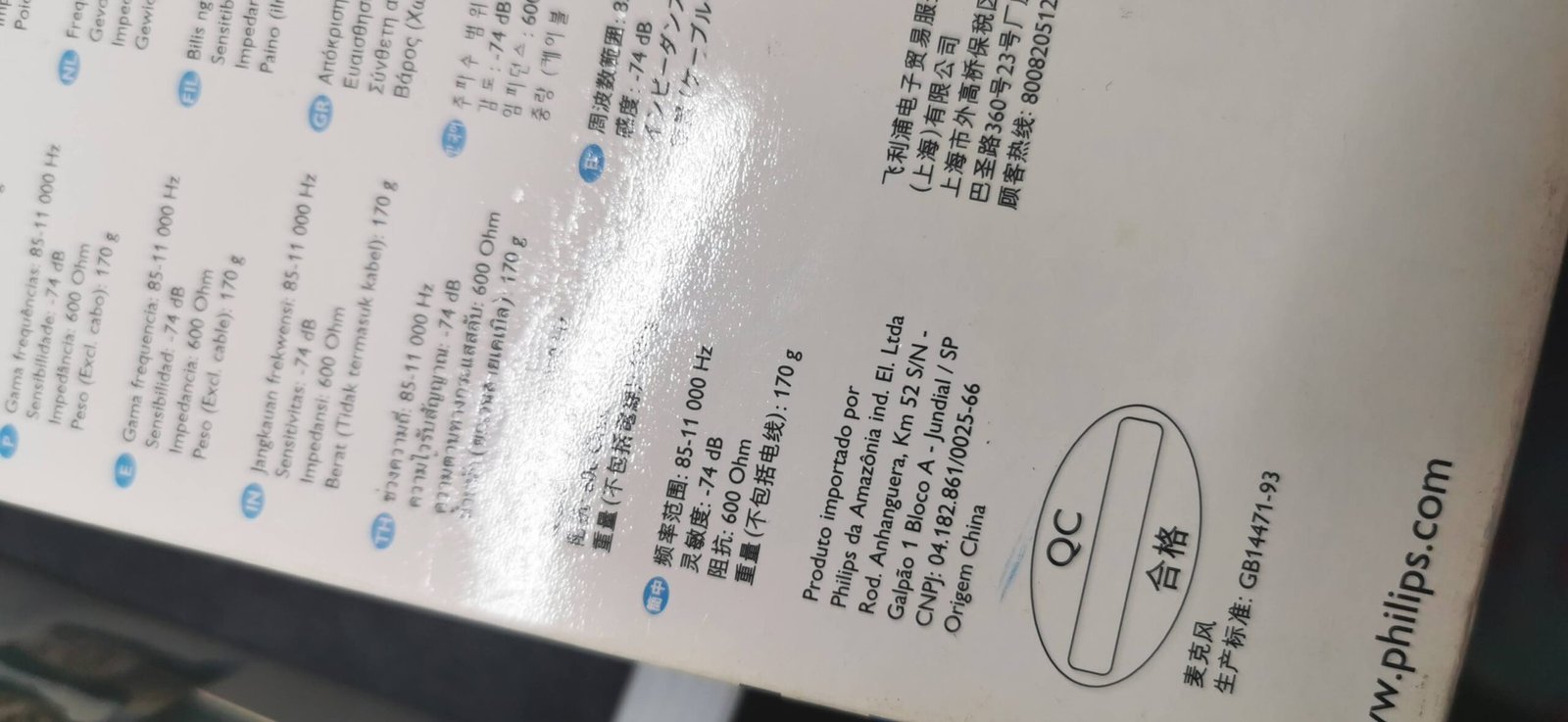 SBC MD150 Microphone 3m Cable