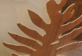 Wooden Frame 3d leaf cut Artwork
