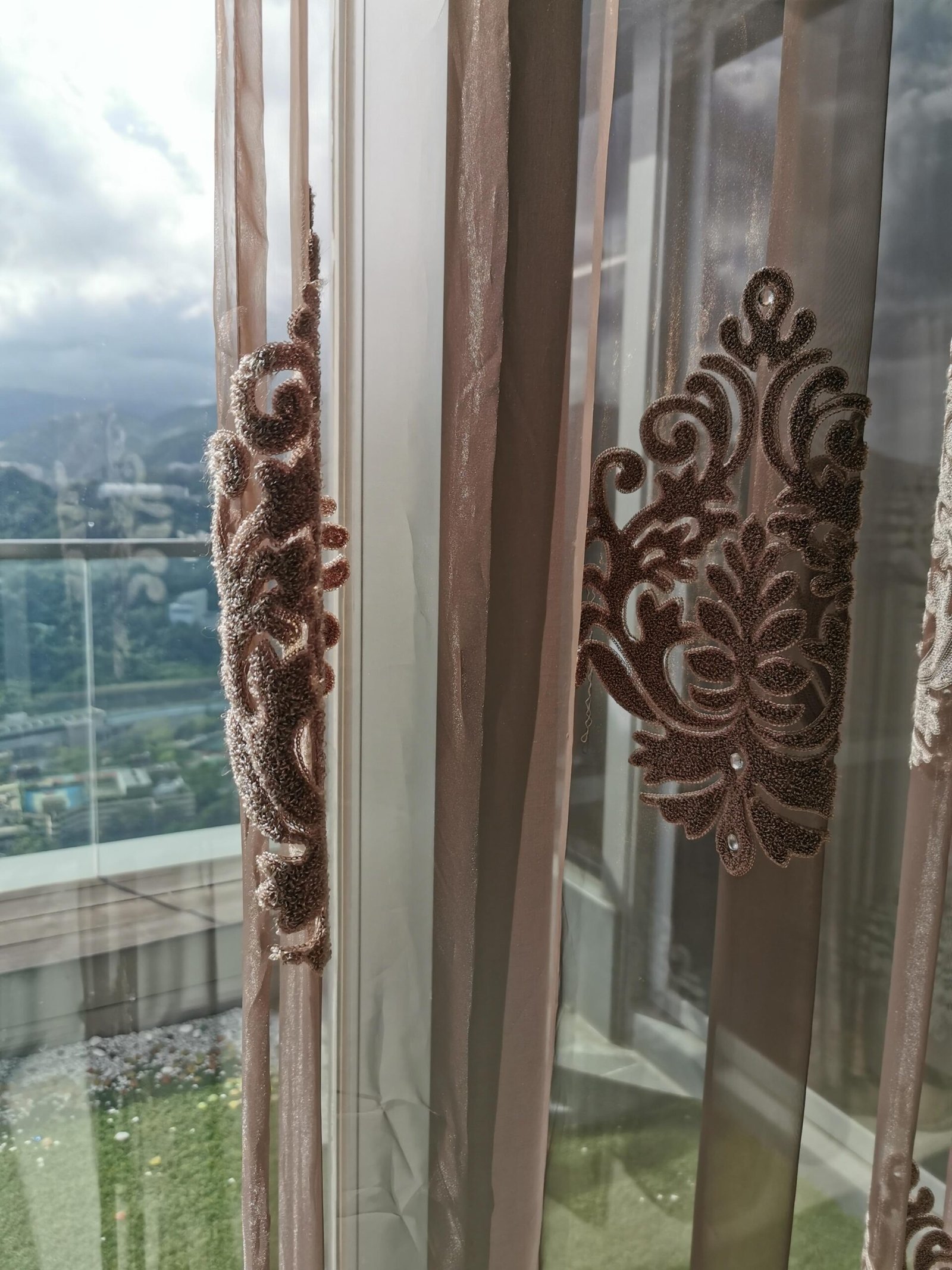 Velvet draped & sheer $300 pair