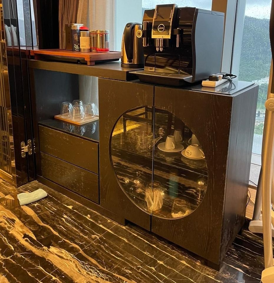 Wooden Black Sideboard