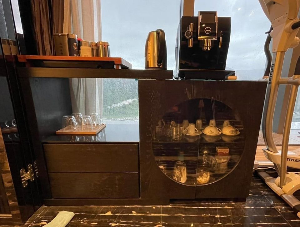 Wooden Black Sideboard