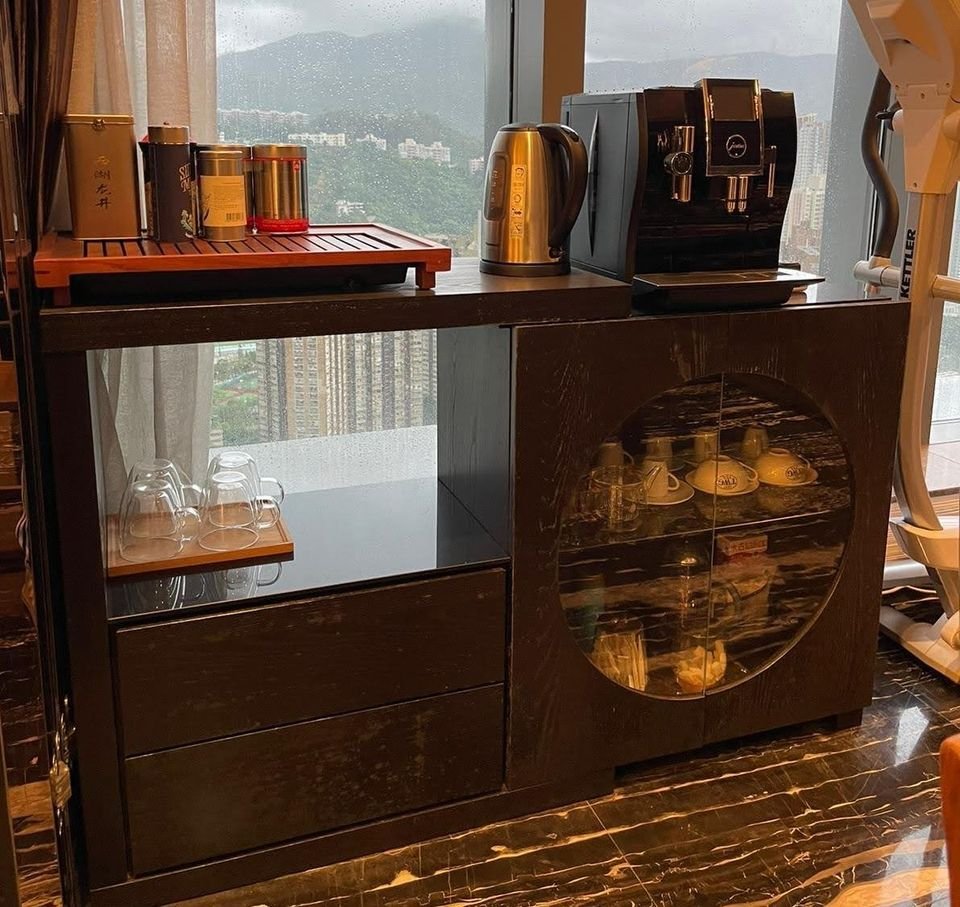 Wooden Black Sideboard