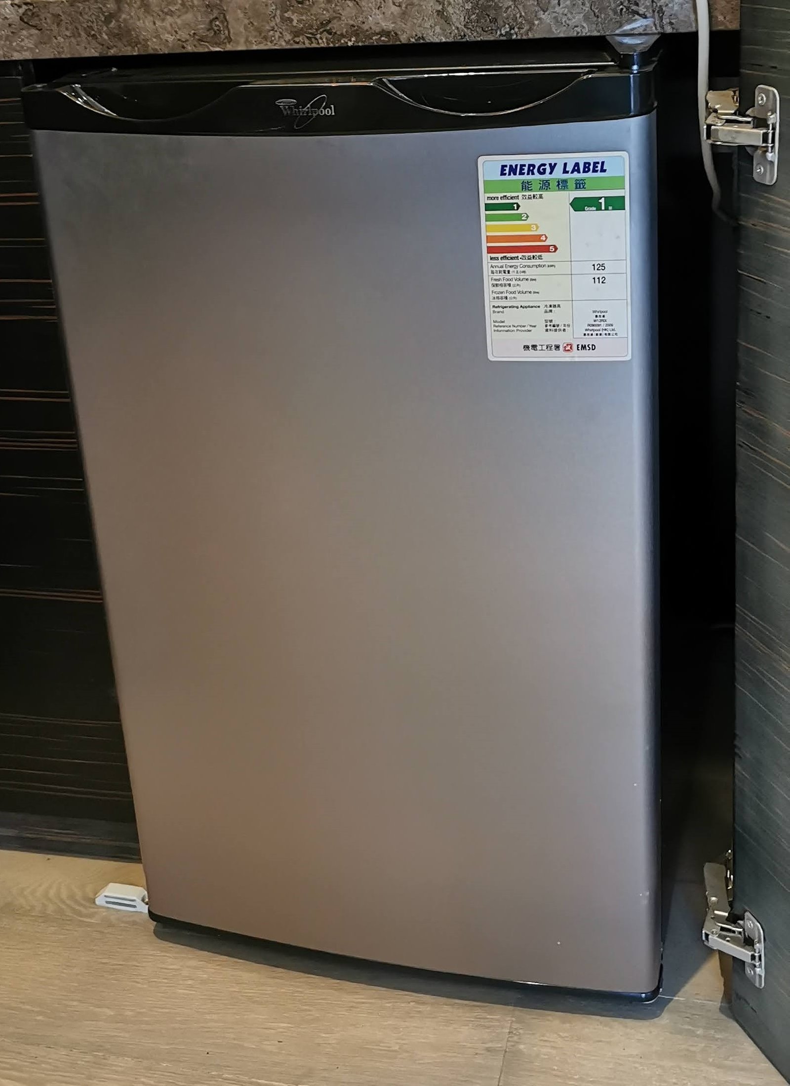 Whirlpool 惠而浦W12RIX 單門雪櫃