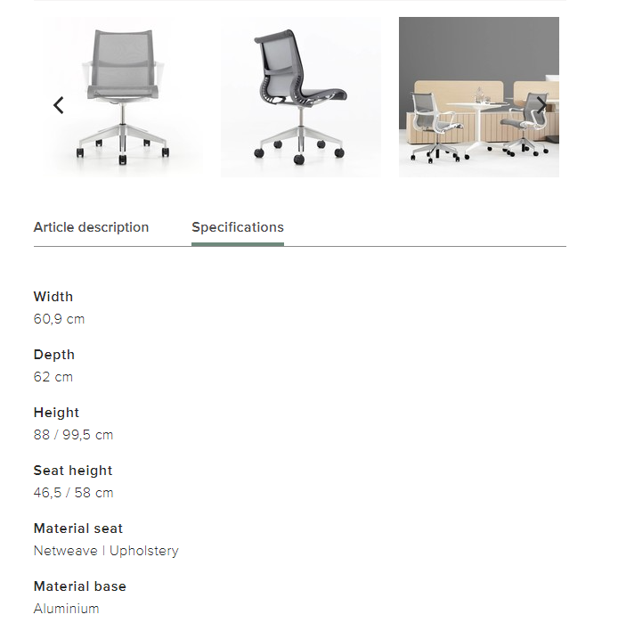 Herman Miller Setu Chair