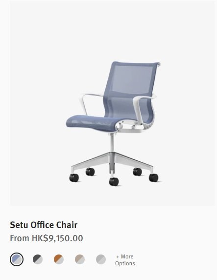 Herman Miller Setu Chair